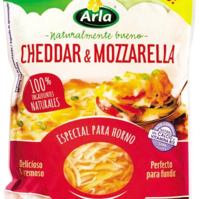 Arla Mozzarella & cheddar cheese shredded 150g