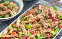 Easy chicken and quinoa salad