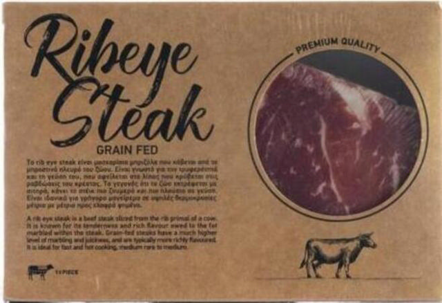 Uruguay Ribeye Steak Grain fed 400g                          
