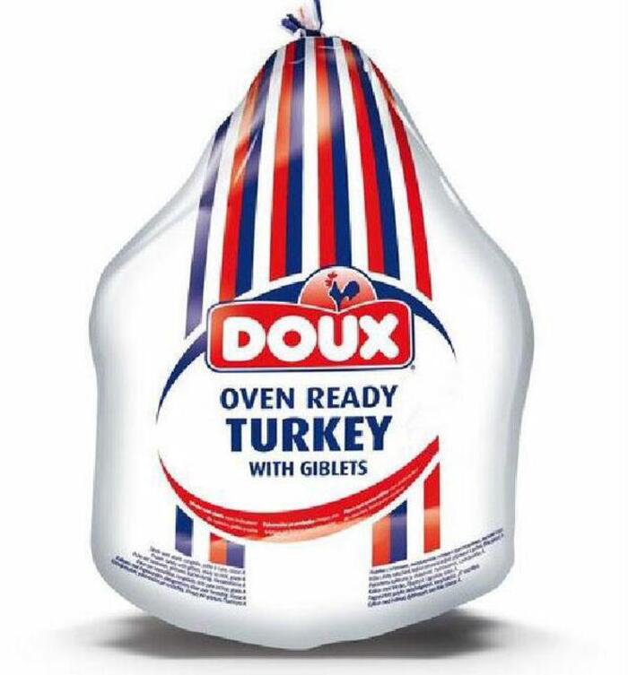 Doux Whole Turkey with gibblets 4kg