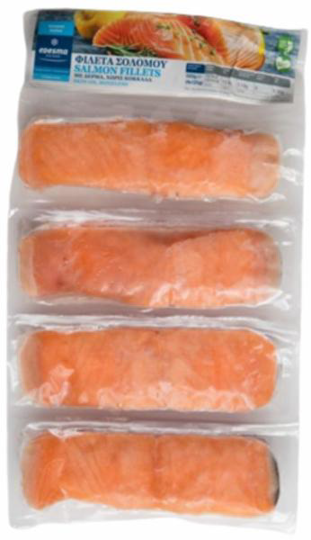 Edesma Salmon fillets skin-on 4 x 125g