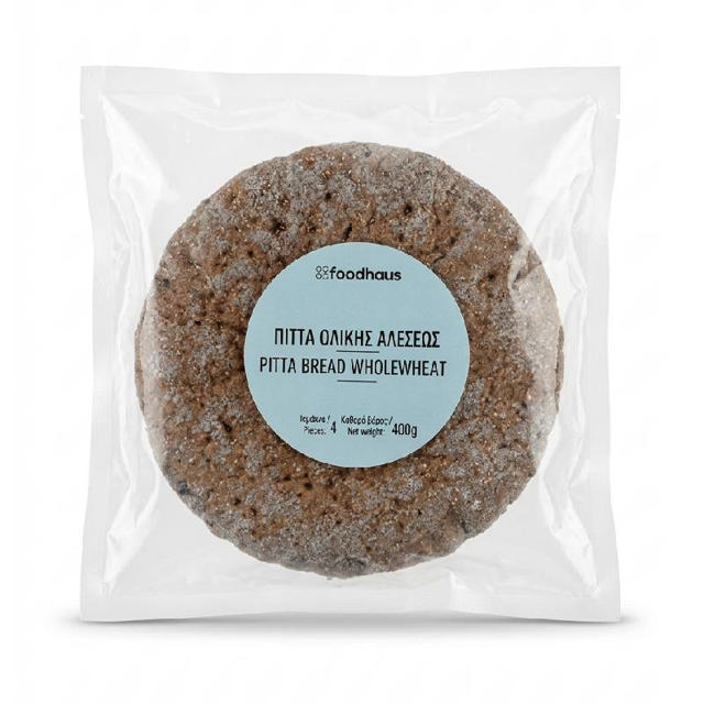 Whole wheat Pitta Bread 4pcs 400g