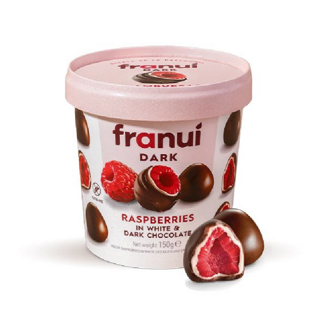 Franui Dark Chocolate Raspberries 150g