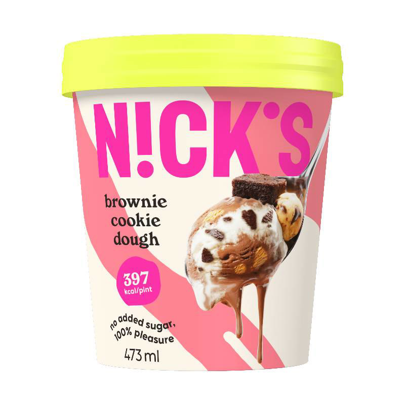 Nick's Brownie Cookie Dough 473ml
