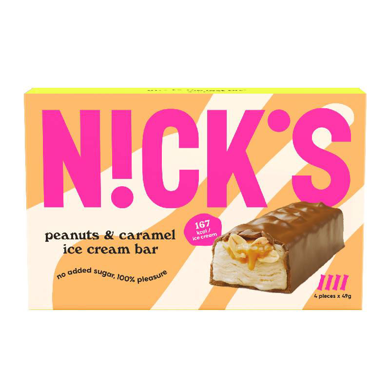 Nick's 4 Peanut & Caramel Bars 280ml