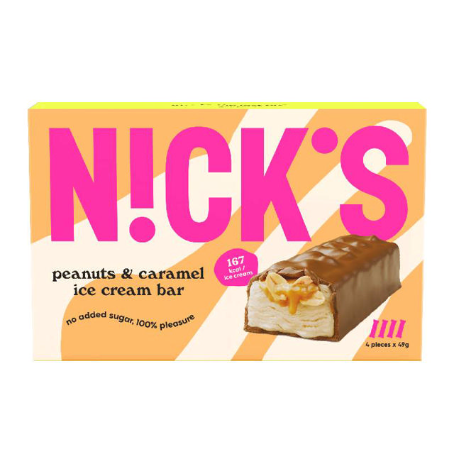 Nick's 4 Peanut & Caramel Bars 280ml