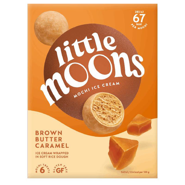 Little Moons 6 Butter Caramel Mochi 180g