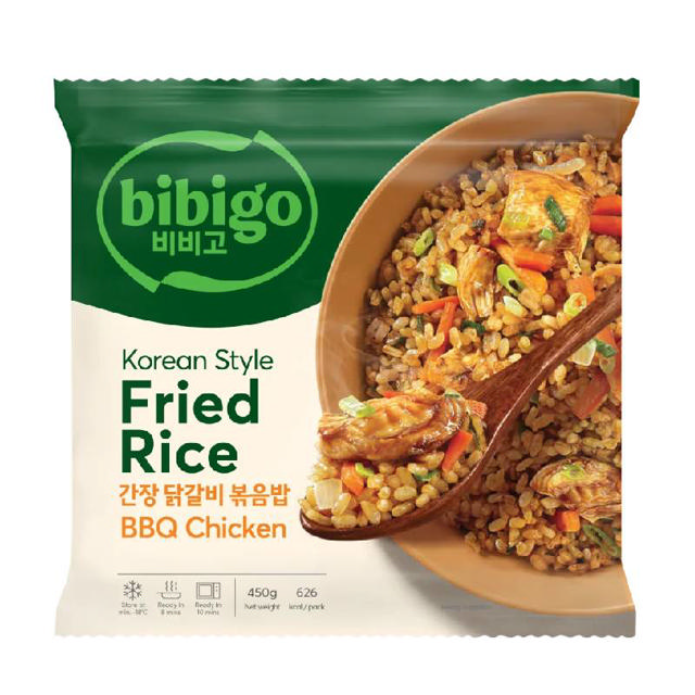 Βibigo Korean Fried Rice, BBQ Chicken & Vegetables 450g