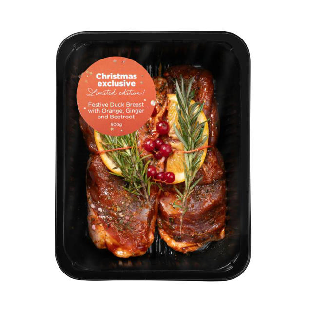 Festive Duck Breast with Orange Ginger and Beetroot 500g