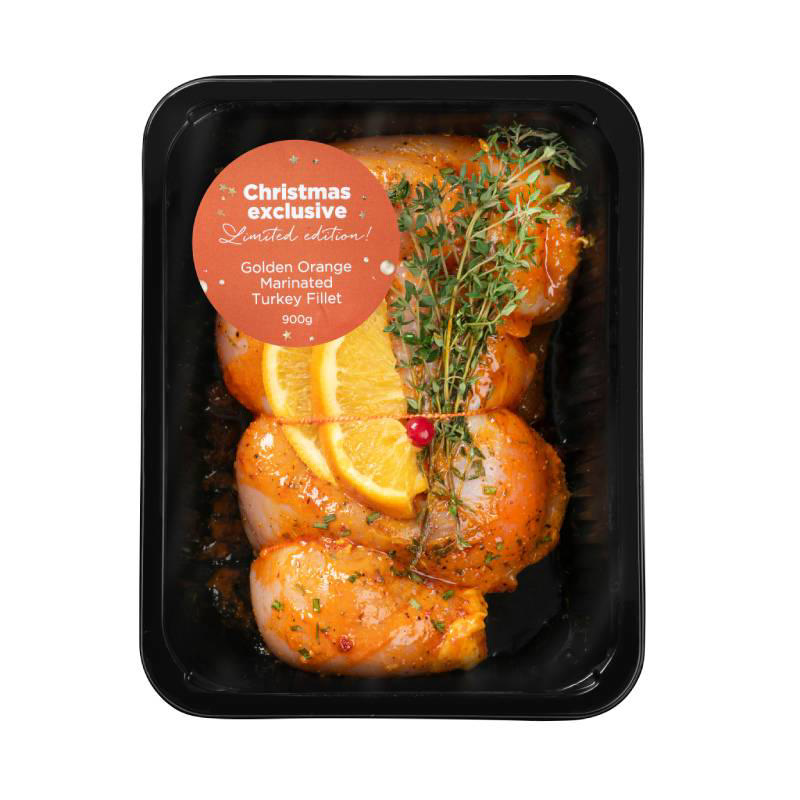 Golden Orange Marinated Turkey Fillet 900g