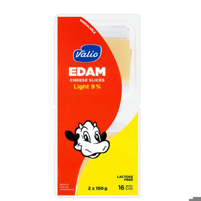 Valio Τυρί Ένταμ σε φέτες 9% 300g