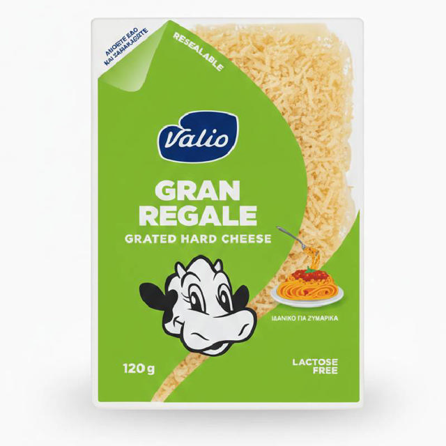 Valio σκληρό τυρί Gran Regale τριμμένο 120g