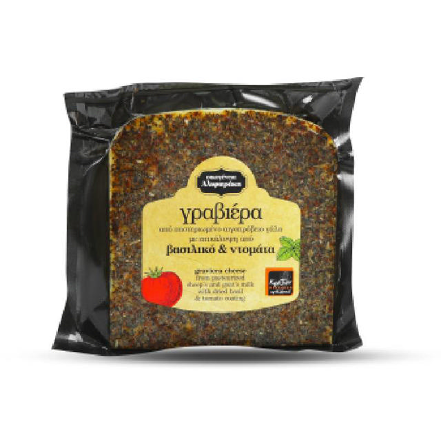 Alifieraki Graviera with Tomato & Basil Coating 200g