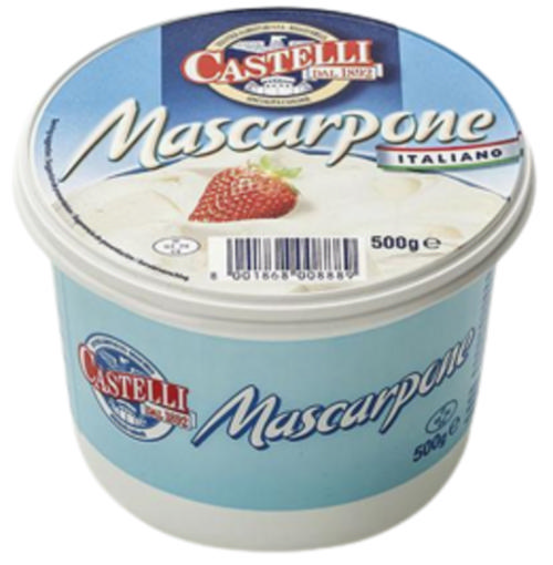 Castelli τυρί Μασκαρπόνε 500g                        