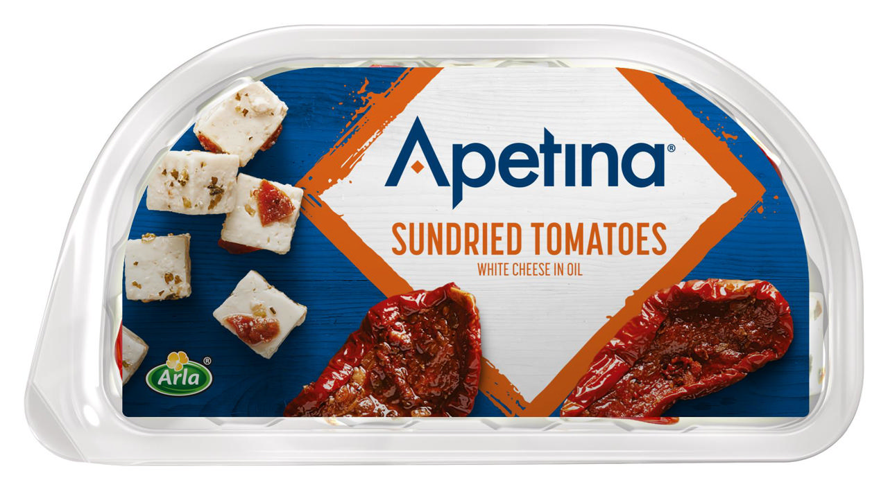 Arla Apetina White cheese with sundried tomatoes 100g