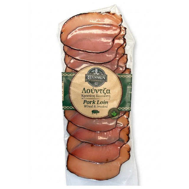 Filimon Geuseis Lountza Krasati & Kapnisti Sliced  100g