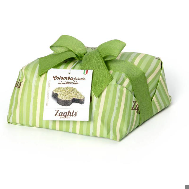 ZAGHIS PANETTONE FILLED PISTACHIO 800g
