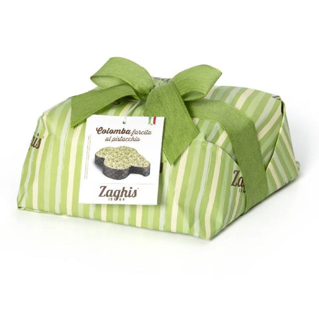 Zaghis Colomba Pistachio Cream Filled Cake 800g