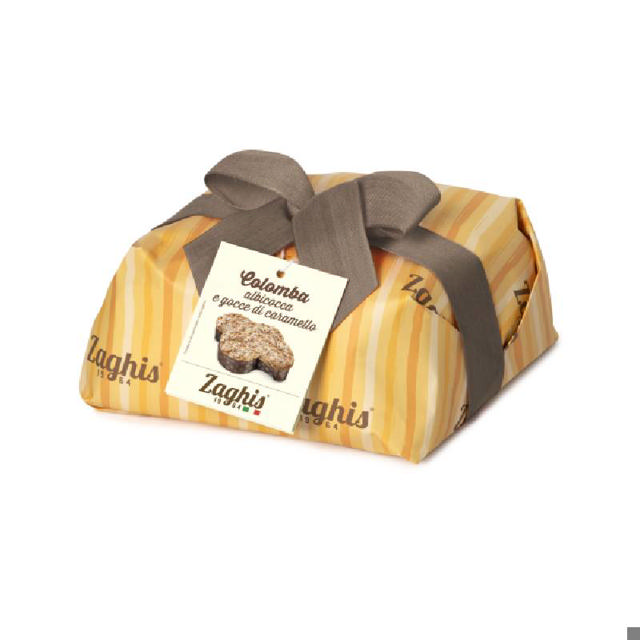Zaghis Panettone Apricot & Salted Caramel 750g