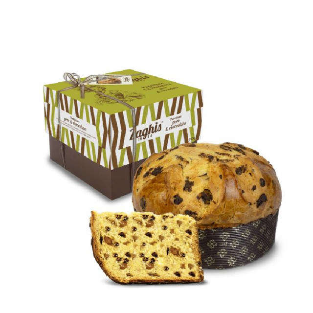 Zaghis Panettone La Duchessa Dubai Chocolate Style 800g