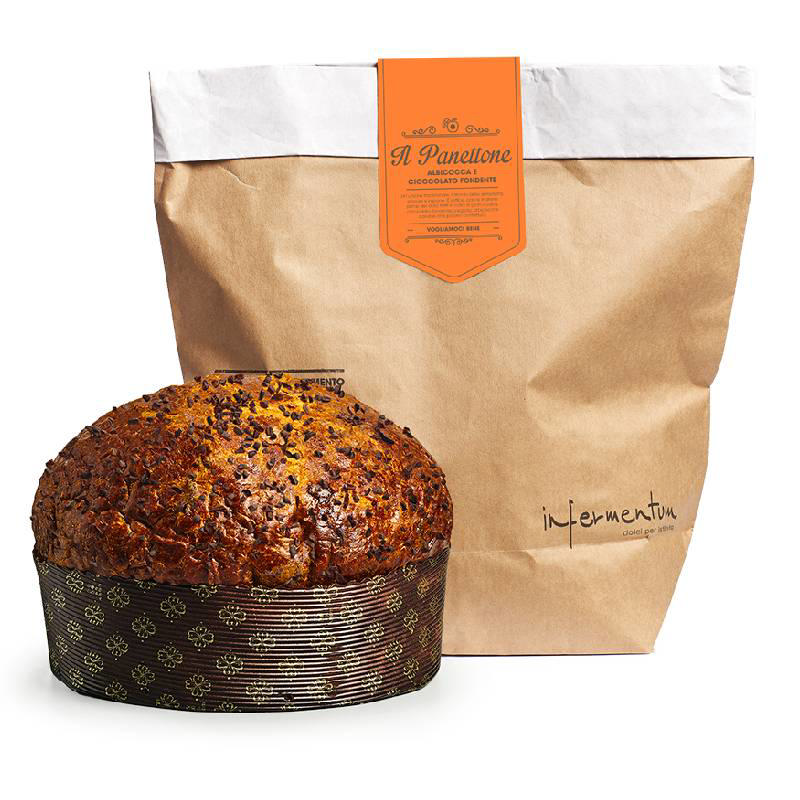 Infermentum Apricot and Dark Chocolate Panettone 750g