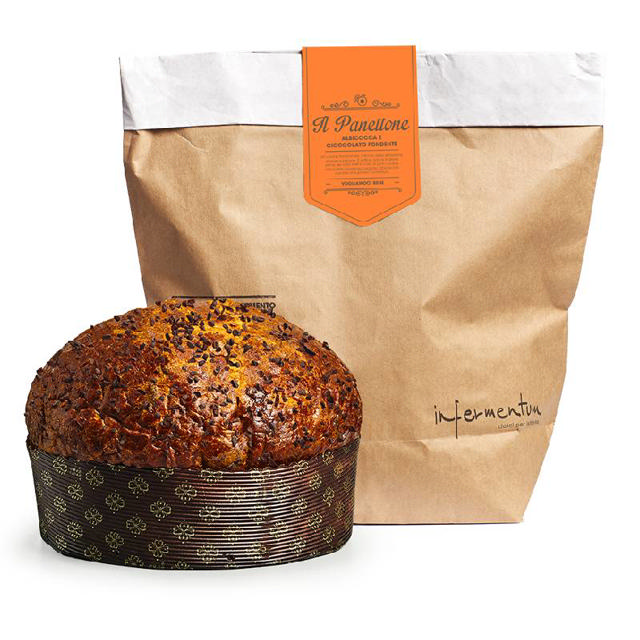 Infermentum Panettone με Βερίκοκο και Μαύρη Σοκολάτα 750 γρ.