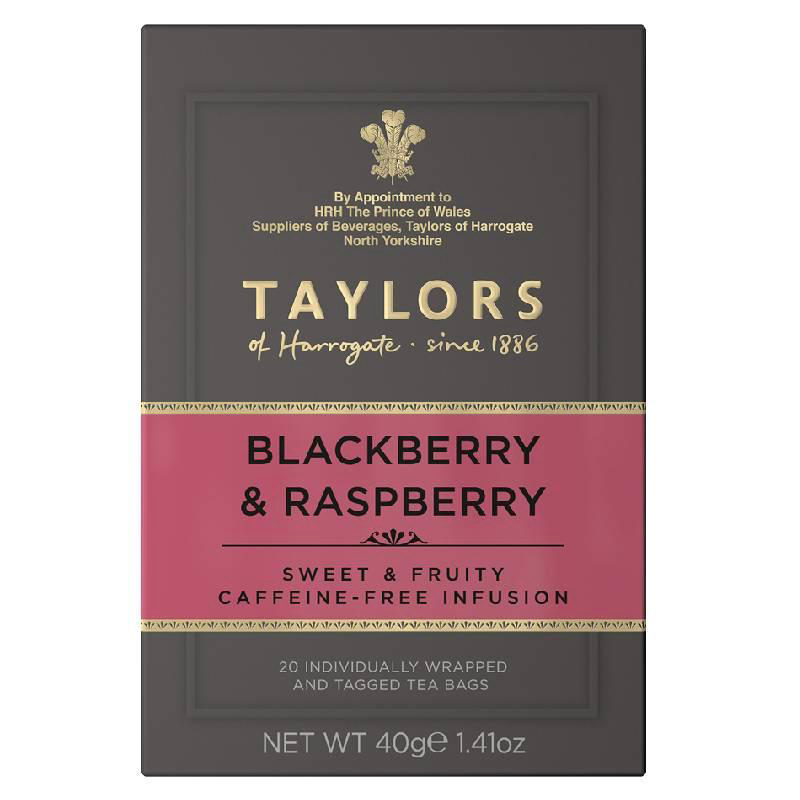 Taylors Blackberry & Raspberry Tea 40g