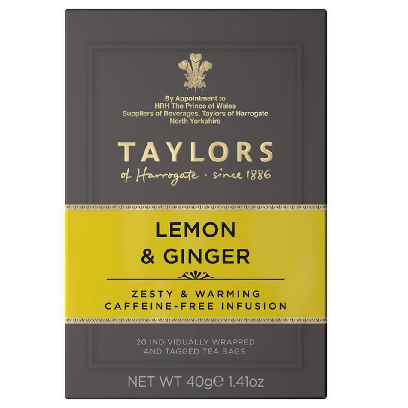 Taylors Lemon & Ginger Tea 40g
