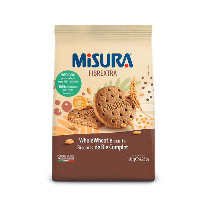 Μisura Μπισκότα Ολικής Άλεσης 120g