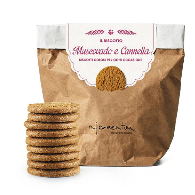 Infermentum Italian Artisan Muscovado and Cinnamon Bisscuits 160g