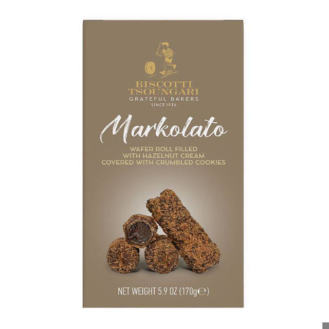 Τσουγκάρη Μαρκολάτο ρολό γκοφρέτακι με κρέμα πραλίνας φουντουκιού 170g