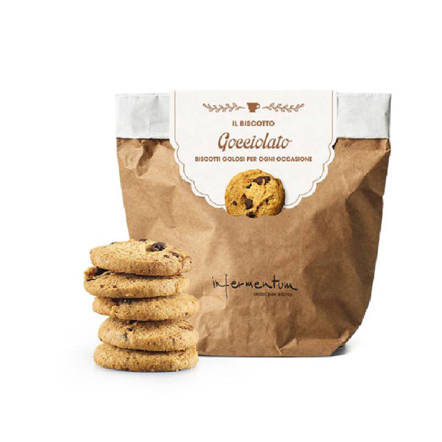Ιταλικά μπισκότα με κομματια σοκολάτας 160g