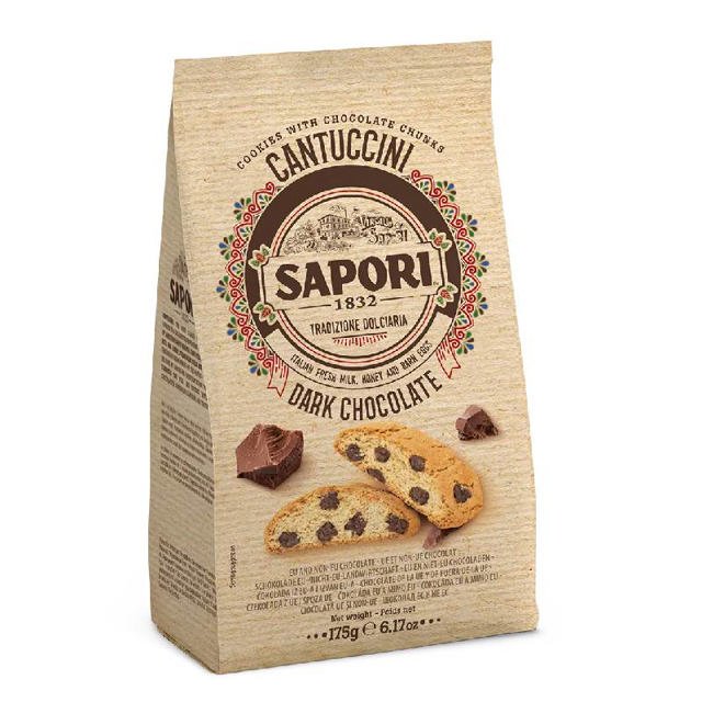 Sapori Cantuccini Dark Chocolate Chip Biscuits 175g
