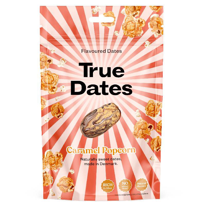 True Dates Caramel Popcorn 100g