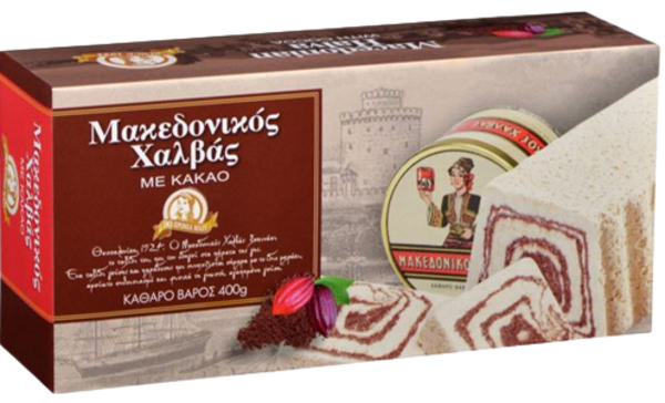 Makedonikos Halvas cocoa 400g