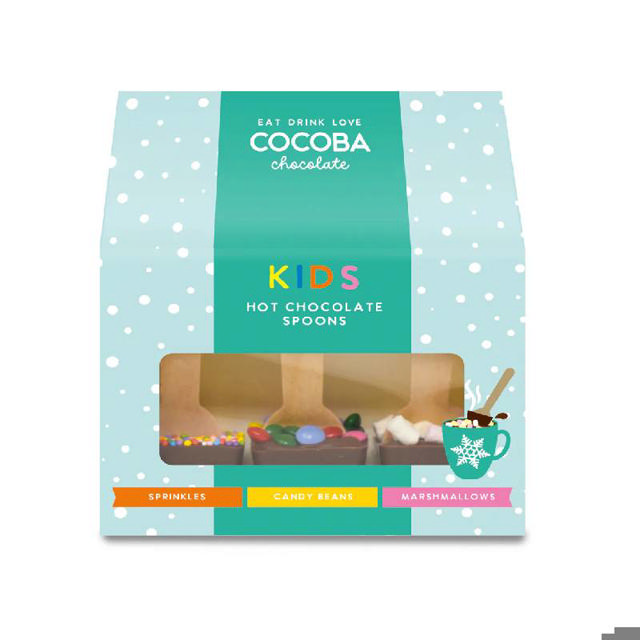 Cocoba Σοκολατένια παιδικά κουτάλια για ζεστή σοκολάτα 99g