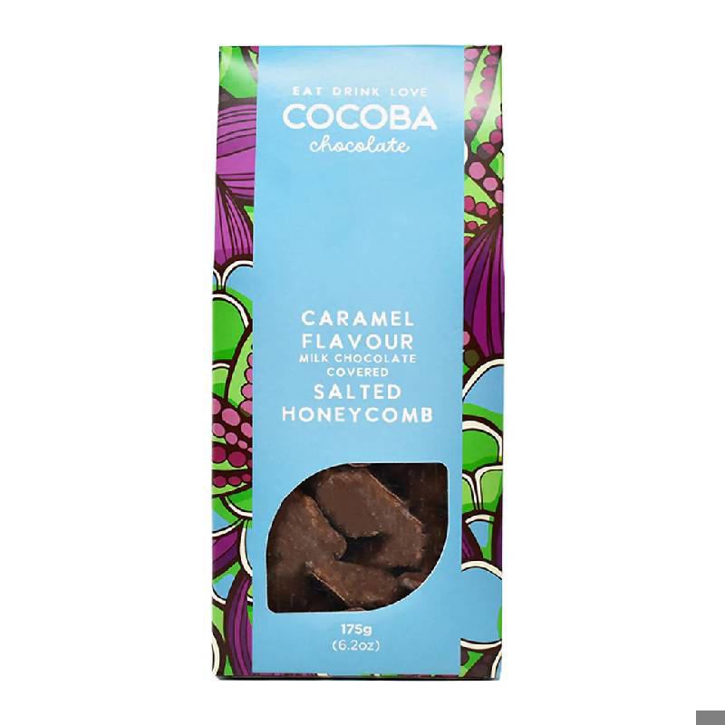 Cocoba Σοκολάτακια αλατισμένης καραμέλας με επικάλυψη κηρήθρας 175g