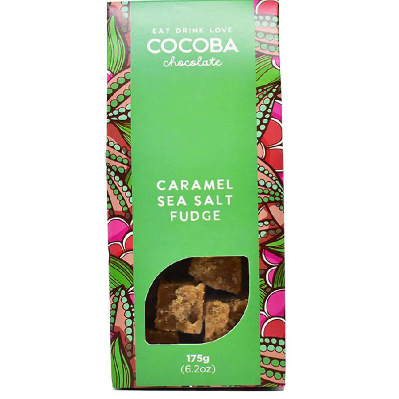 Cocoba Caramel Sea Salt Fudge  175g