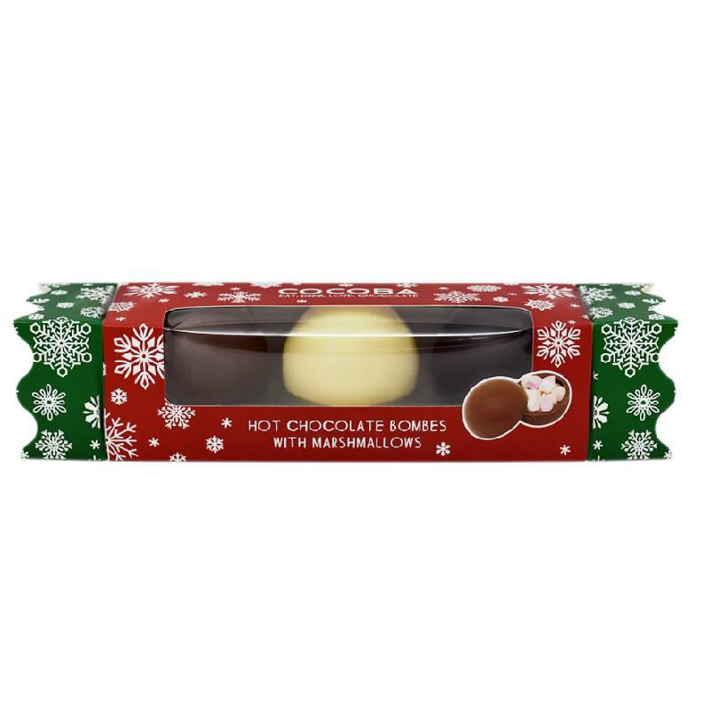 Cocoba Mixed Hot Chocolate Bombes with mini marshmellow 150g