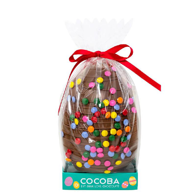 Cocoba Πασχαλινό σοκολατένιο αυγό με ζαχαρωτά 250g