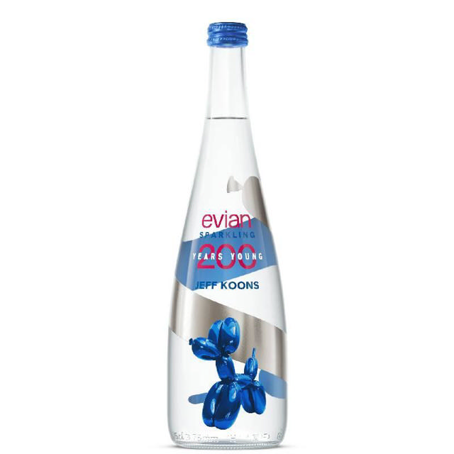 Evian Jeff Koons Sparkling Limited Edition 75cl