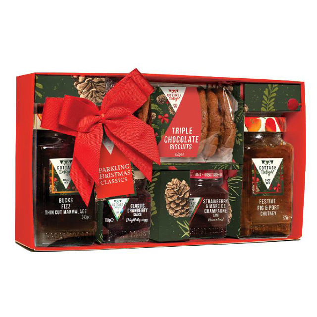 Cottage Delight Sparkling Christmas Classic Gift Box