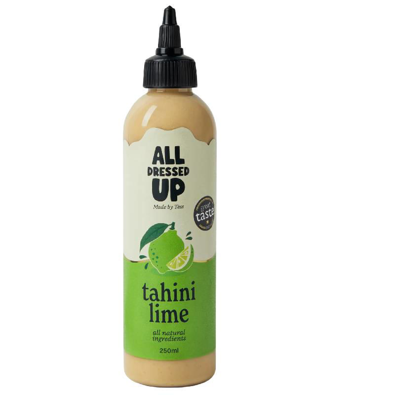 All dressed up Ντρέσινγκ με ταχίνι και lime 250g
