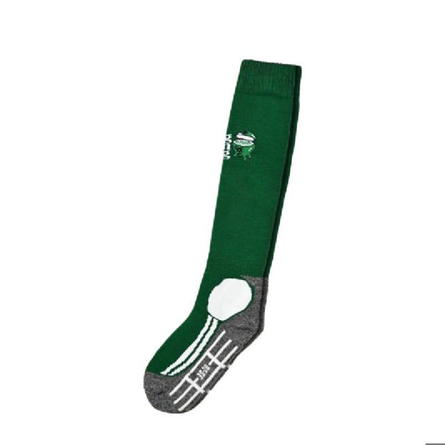 2-PACK SKI SOCKS - MEN - GREEN/BLACK SIZE 43 46