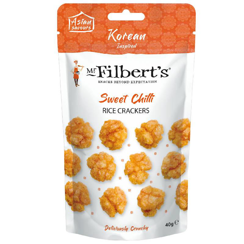 Mr.Filberts Korean Chilli Rice Crackers 40g