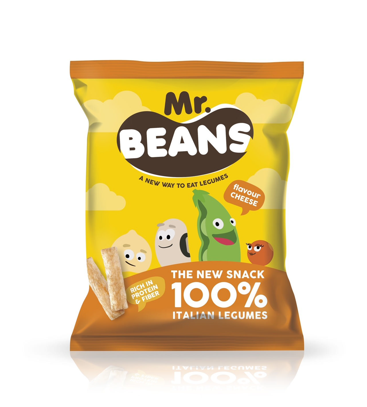 Mr.Beans Cheese Legume Puffs 40g