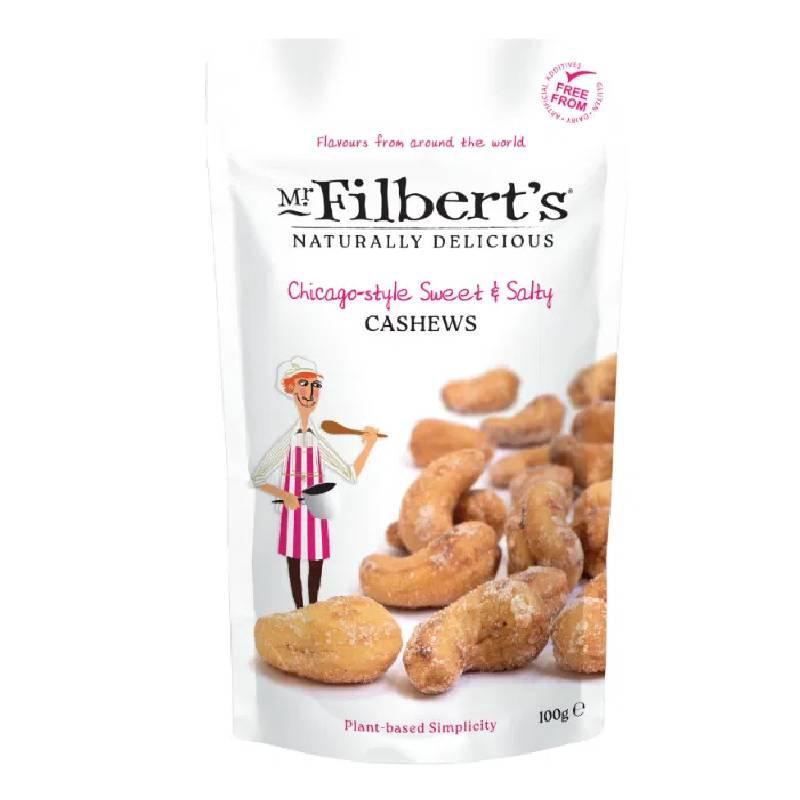 Mr. Filberts Chicago Style Sweet & Salty Cashews 100g