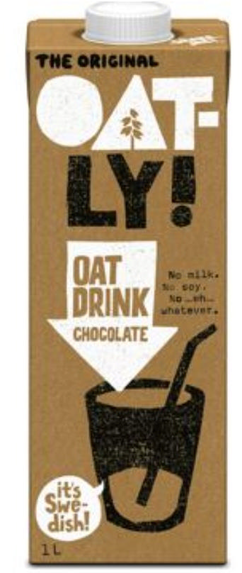 Oatly Οat ρόφημα βρώμης με γεύση σοκολάτα 1L