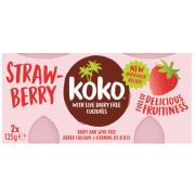 Koko Dairy Free strawberry yogurt alternative 2 x 125g