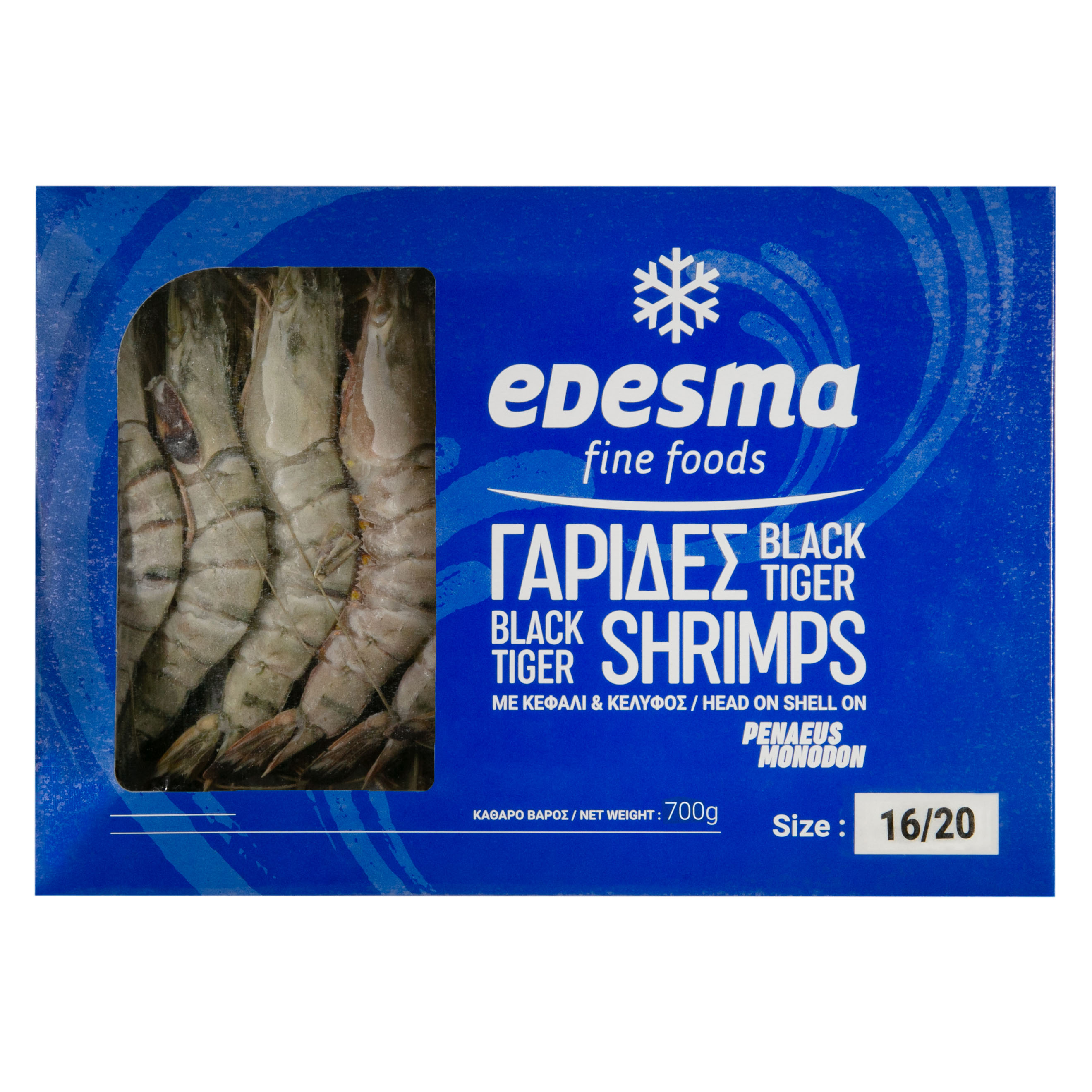 Edesma Black Tiger 16/20 700g Edesma Black Tiger 16/20 700g